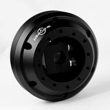 W-Power Short Hub Steering Wheel Adapter 6-Bolt - Fits 2003-2008 Mitsubishi Evolution EVO -Black