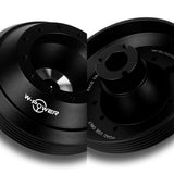 W-Power Short Hub Steering Wheel Adapter 6-Bolt - Fits 2008-2017 Mitsubishi Evolution EVO / Ralliart -Black