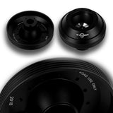 W-Power Short Hub Steering Wheel Adapter 6-Bolt - Fits 2008-2017 Mitsubishi Evolution EVO / Ralliart -Black