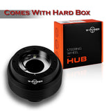 W-Power Short Hub Steering Wheel Adapter 6-Bolt - Fits Scion FR-S / Subaru BRZ / Toyota 86 -Black