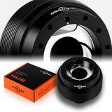 W-Power Short Hub Steering Wheel Adapter 6-Bolt - Fits Scion FR-S / Subaru BRZ / Toyota 86 -Black