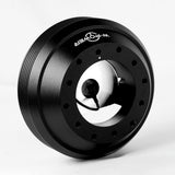 W-Power Short Hub Steering Wheel Adapter 6-Bolt - Fits Honda Accord / Civic / S2000, Acura TSX -Black