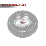 W-Power Short Hub Steering Wheel Adapter 6-Bolt - Fits Honda Accord / Civic / Prelude, Acura Integra -Black