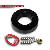 For 1986-2006 Freightliner All Models T01 Steering Wheel Hub Adapter - 5-Hole Black