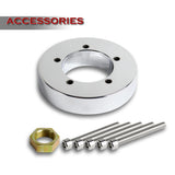 For 1986-2006 Freightliner All Models T01 Steering Wheel Hub Adapter - 5-Hole Chrome