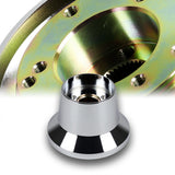For 1986-2006 Freightliner All Models T01 Steering Wheel Hub Adapter - 5-Hole Chrome