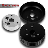Fits Chevrolet, GMC, Jeep, Pontiac 5 & 6-Hole Steering Wheel Hub Adapter Kit -Black
