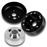 Fits Chevrolet, GMC, Jeep, Pontiac 5 & 6-Hole Steering Wheel Hub Adapter Kit -Black