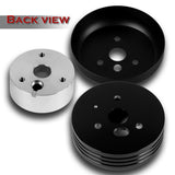 Fits 1970-1975 Chevrolet / GMC Vans 5 & 6-Hole Steering Wheel Hub Adapter Kit -Black