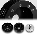 Fits 1970-1975 Chevrolet / GMC Vans 5 & 6-Hole Steering Wheel Hub Adapter Kit -Black