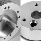 Fits 1970-1975 Chevrolet / GMC Vans 5 & 6-Hole Steering Wheel Hub Adapter Kit -Chrome