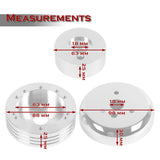 Fits 1970-1975 Chevrolet / GMC Vans 5 & 6-Hole Steering Wheel Hub Adapter Kit -Chrome