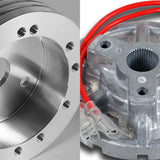 Fits 1978-1991 Ford F-150 F-250 F-350 Truck 5 & 6-Hole Steering Wheel Hub Adapter Kit -Chrome