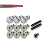 Fits 1970-1977 Ford F-150 F-250 F-350 Truck 5 & 6-Hole Steering Wheel Hub Adapter Kit -Black