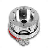 Fits 1970-1977 Ford F-150 F-250 F-350 Truck 5 & 6-Hole Steering Wheel Hub Adapter Kit -Chrome