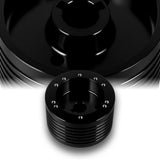 3/4" Keyway Marine Boat Steering Wheel Hub Adapter Kit - Fits Grant 5 & 6-Hole Wheels -Black
