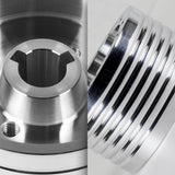 3/4" Keyway Marine Boat Steering Wheel Hub Adapter Kit - Fits Grant 5 & 6-Hole Wheels -Chrome