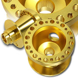 For 1992 - 1995 Honda Civic Steering Wheel 6-Bolt HUB Adapter -Gold T-6061 Aluminum