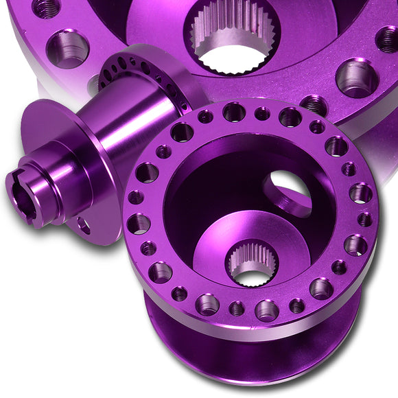 For 1992 - 1995 Honda Civic Steering Wheel 6-Bolt HUB Adapter -Purple T-6061 Aluminum