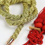 Junction Produce JP Blue Embroidery Set of Neck rest Pillows with Seatbelt Covers & GR Fusa Charm