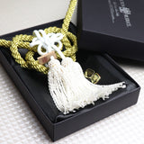 JUNCTION PRODUCE JP VIP Set Car Neck Rest Pillow Headrest Pink + GW Charm Kin Tsuna Rope