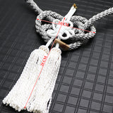 Junction Produce JP Blue Embroidery Set of Neck rest Pillows with Seatbelt Covers & SW Fusa Charm