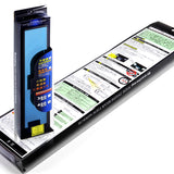 Broadway 400MM Wide Universal Interior Clip On Largest Visibility Rear View Mirror -Blue Tint Flat