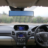 Broadway 400MM Wide Universal Interior Clip On Largest Visibility Rear View Mirror -Blue Tint Convex