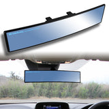Broadway 400MM Wide Universal Interior Clip On Largest Visibility Rear View Mirror -Blue Tint Convex