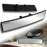 Broadway 400MM Wide Universal Interior Clip On Largest Visibility Rear View Mirror -Clear Tint Convex