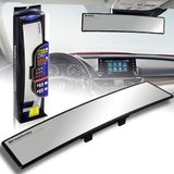 Broadway 400MM Wide Universal Interior Clip On Largest Visibility Rear View Mirror -Clear Tint Convex