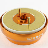 NRG Steering Wheel 6-Bolt Gold Short HUB Adapter For Nissan Altima / Maxima / Sentra -SRK-140H-RG