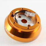 NRG Steering Wheel 6-Bolt Gold Short HUB Adapter For Nissan Altima / Maxima / Sentra -SRK-140H-RG