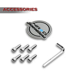 NRG Blue Aluminum 1.25 Thin 6-Bolt Steering Wheel Universal Short Hub Adapter Quick Release Spacer -SRK-400BL