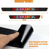 Carbon Fiber Car Door Scuff Sill Cover Panel Step Protector For Buick 4PCS Set