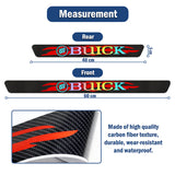 Carbon Fiber Car Door Scuff Sill Cover Panel Step Protector For Buick 4PCS Set