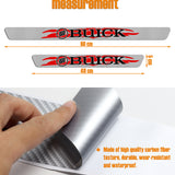 For Buick Carbon Fiber Car Door Scuff Sill Cover Panel Step Protector 4PCS Set