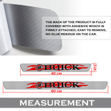 For Buick Carbon Fiber Car Door Scuff Sill Cover Panel Step Protector 4PCS Set