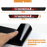 5D Carbon Fiber Texture Honda Car Door Scuff Sill Cover Panel Step Protector New 4PCS Set