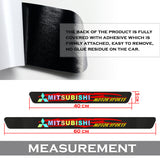 4PCS Set For MITSUBISHI Carbon Fiber Car Door Scuff Sill Cover Panel Step Protector