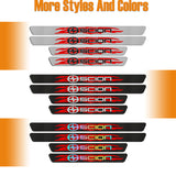 4PCS Set Carbon Fiber Car Door Scuff Sill Cover Panel Step Protector For SCION NEW