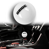 White JDM 58mm Round Bride Racing Manual Gear Stick Shift Knob Lever Shifter New
