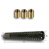 JDM Universal Spiral Crystal VIP Manual Bubble Shifter Shift Knob Head 200mm