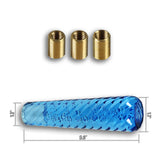 JDM Universal Clear Spiral Crystal VIP Manual Bubble Shifter Shift Knob Head 150mm