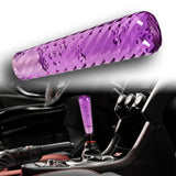 JDM Universal Clear Spiral Crystal VIP Manual Bubble Shifter Shift Knob Head 150mm