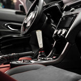 JDM Universal Clear Spiral Crystal VIP Manual Bubble Shifter Shift Knob Head 150mm