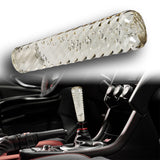 JDM Universal Clear Spiral Crystal VIP Manual Bubble Shifter Shift Knob Head 150mm