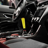 JDM Universal Clear Spiral Crystal VIP Manual Bubble Shifter Shift Knob Head 150mm