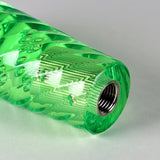 JDM Universal Spiral Crystal VIP Manual Bubble Shifter Shift Knob Head 100mm