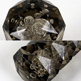 Universal 3D Diamond Crystal VIP Manual Bubble Shifter Shift Knob Head - 15CM